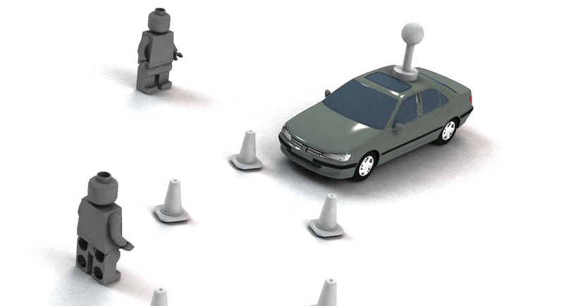 Illustration for article titled Here's How To Prank Autonomous Cars When They Come
